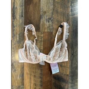 Victorias Secret Fashion Show 2014 Dream Angels Crystal Unlined Plunge Bra 34 D
